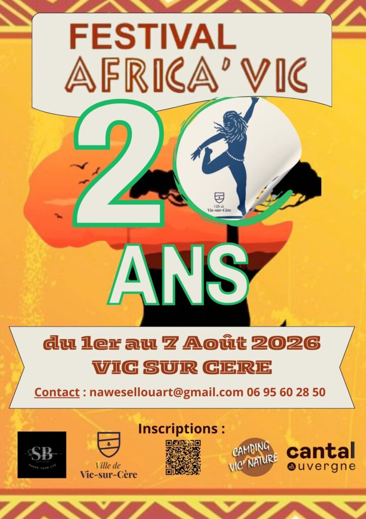 affiche 20 ans africa vic 2026